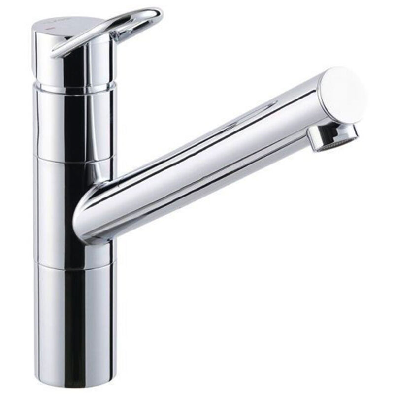 Pro Et Discount - Robinet de cuisine mitigeur dévier chromé bec mobile