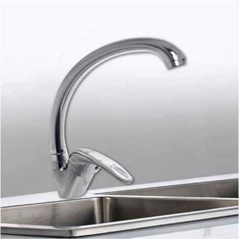Robinet De Cuisine Mitigeur D'evier Laiton Chrome 52845a