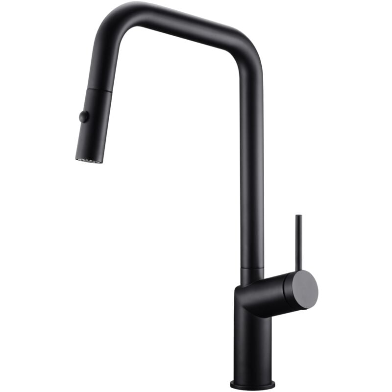GCE024/NG bonn Grifería De Cocina Color Negro Mate - ref: GCE024/NG - Imex