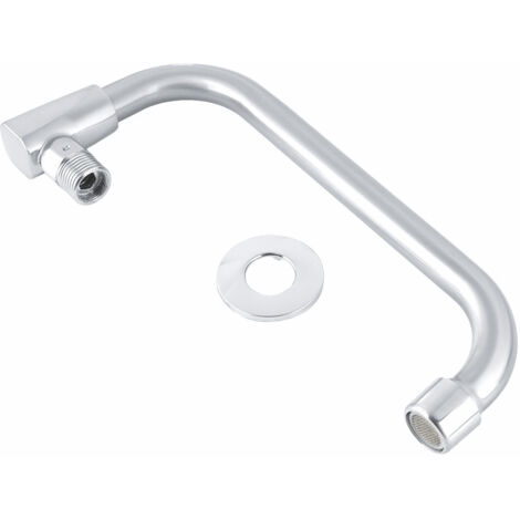 Robinet de Cuisine Murale G1/2" pour Évier de Restaurant, Robinet d'Eau Froide avec Finition Brossée (25 cm)