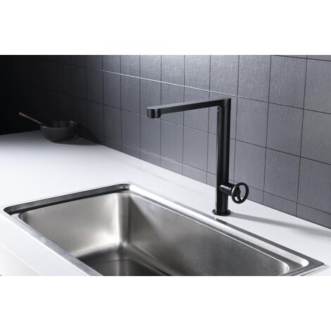 Robinet de cuisine noir mat Olimpo [GCC033/NG] (IMEX-GCC033/NG)