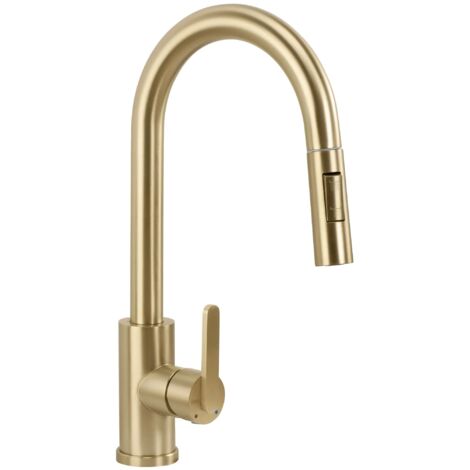 Robinet De Cuisine Rea Ontario Brush Gold