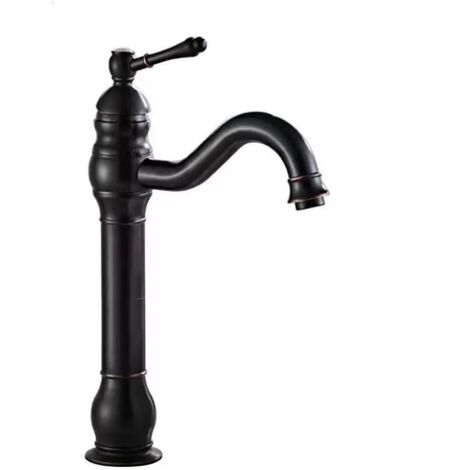 Robinet de cuisine rétro en cuivre style bambou, mitigeur eau chaude/eau froide, lavabo de balcon, tuyau antigel pour machine à laver d'extérieur