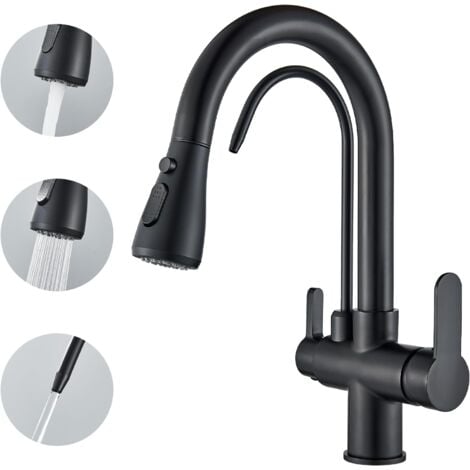 Robinet de Cuisine Robinet de Purification d'eau en Filtration à Osmose Inverse Robinet de Cuisine Pas d'Espace d'Air Filtre À Eau Potable