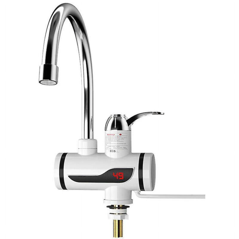Feiyue - Robinet de cuisine, robinet d'eau chaude électrique domestique, robinet d'eau chaude instantanée, affichage numérique intelligent