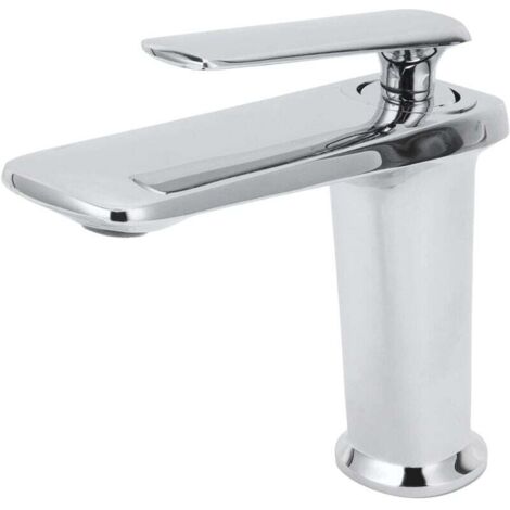 Robinet de Cuisine, Robinet d'évier Robinet d'eau de lavabo Robinet d'évier de Salle de Bain Robinet monotrou en cuivre pour Toilettes pour commodes pour Cuisines pour salles de Bains pour(G3/8)