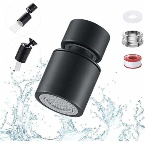 Robinet de cuisine universel, sortie d'eau universelle, bec anti-éclaboussures, artefact moussant étendu, connecteur de filtre