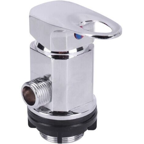 Robinet de douche, 1/2", sortie de douche/mitigeur monocommande pour montage en saillie, robinet de douche, mitigeur de douche, sortie 1/2" pour motorhome, camping-car (A)