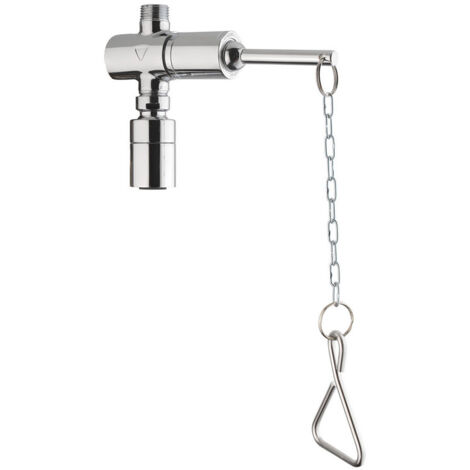 Robinet de douche avec arrêt instantané, commande à chaîne et douche de tête Série MODERNE Idral 09030/1I  Chromé - Laiton