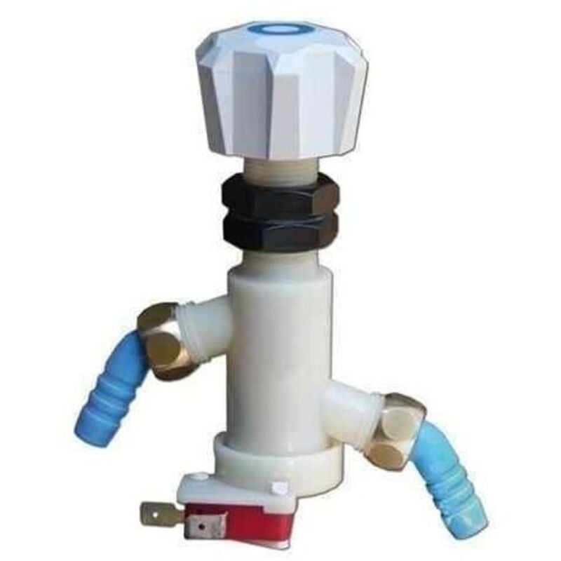 Robinet de douche blanc pour caravane et camping-car