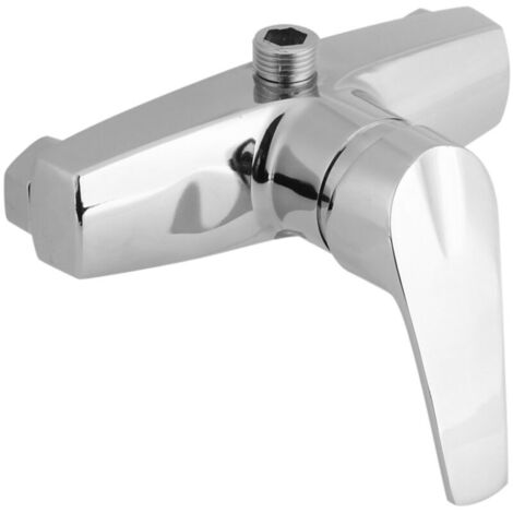 Robinet de douche de salle de bains en alliage de zinc, robinet de baignoire à poignée unique