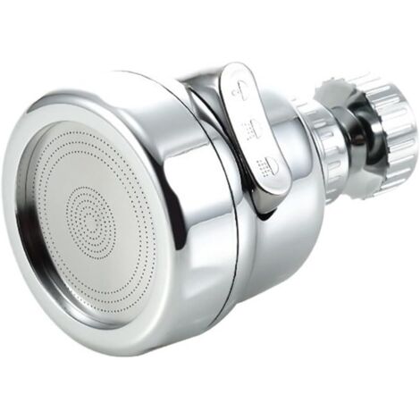 Robinet de Douche Économique Durable - Douchette Multifonctions avec Spray et Jet Doux, Extensible et Rotatif pour Évier - Installation Facile, Mitigeur à 1 Levier Chromé