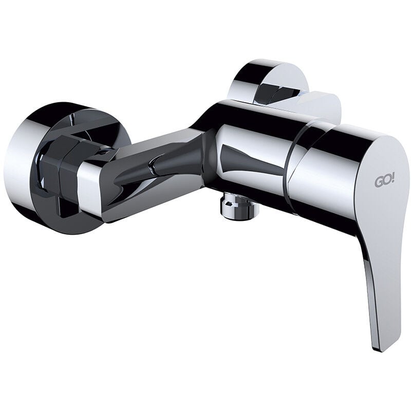 Mitigeur monocommande de douche chrome go - sth