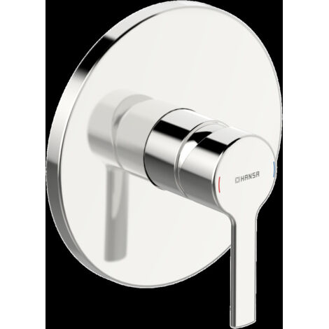 Robinet de douche HANSA HANSARONDA, set de finition, encastré,