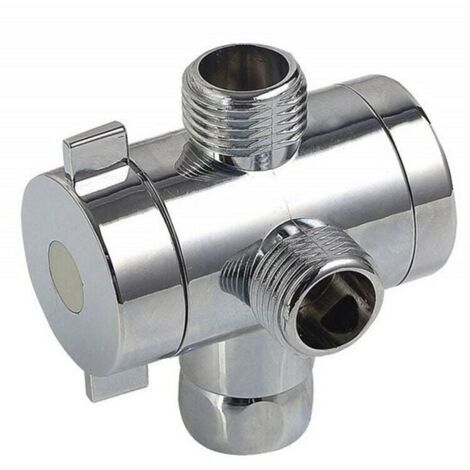Robinet de douche multifonction 3 voies 4 points base de distributeur d'eau à ouverture rapide 1/2 quart complet