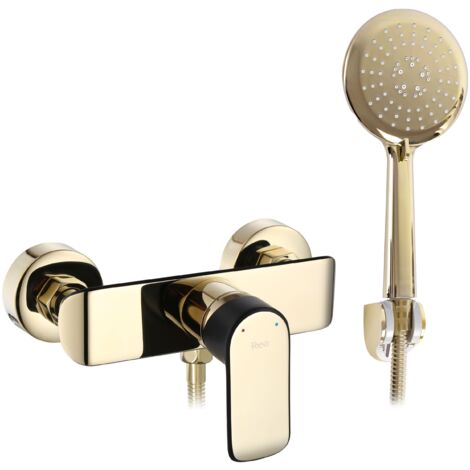 ROBINET DE DOUCHE REA BLOOM GOLD BLACK