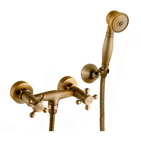 Robinet de douche série Almendro en couleur antique