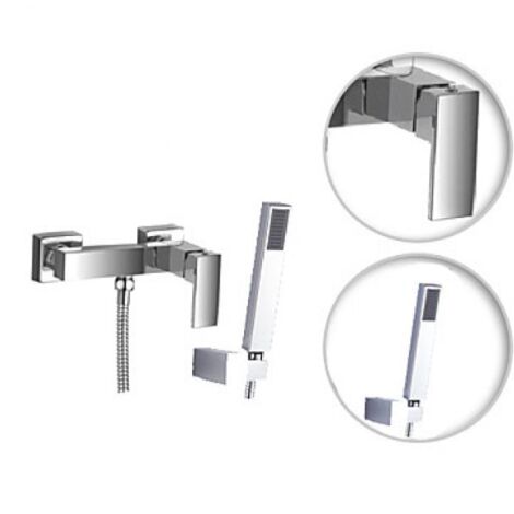 Robinet de douche style contemporain avec douchette à main