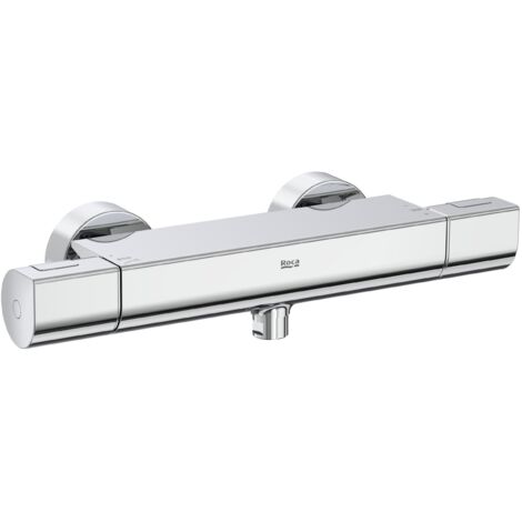 Robinet de douche thermostatique d'extérieur ROUND T-1000 - ROCA Couleur : Chrome