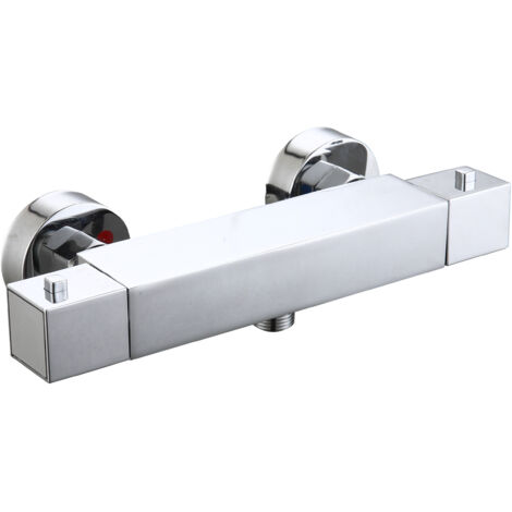 Robinet de douche thermostatique Medina avec kit de fixation