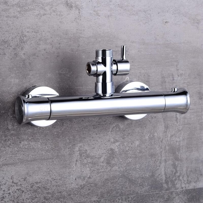 Robinet de douche thermostatique, mitigeur thermostatique, mitigeur thermostatique, avec protection de sécurité à 38 °c, pour baignoire
