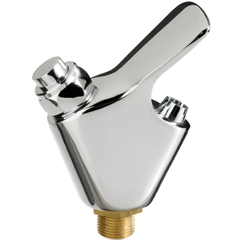 Robinet de fontaine vertical chromé