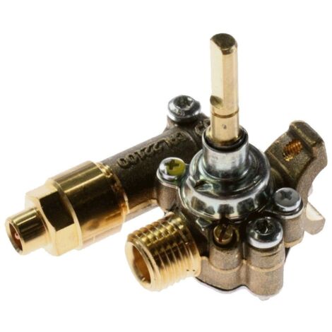 Robinet de gaz d'origine pour plaque de cuisson – Compatible Bosch, Gaggenau, Neff, Siemens, VIVA – Référence 00615324