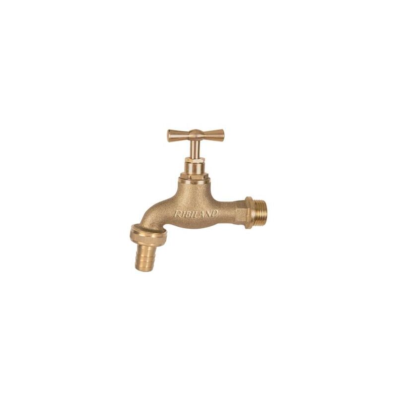 Ribiland - Robinet de jardin en laiton 15x21