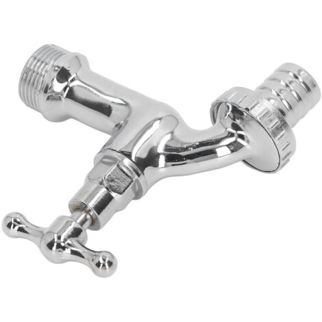 Robinet de jardin en laiton 3/4", raccord fileté mâle DN20 pour système d'arrosage extérieur