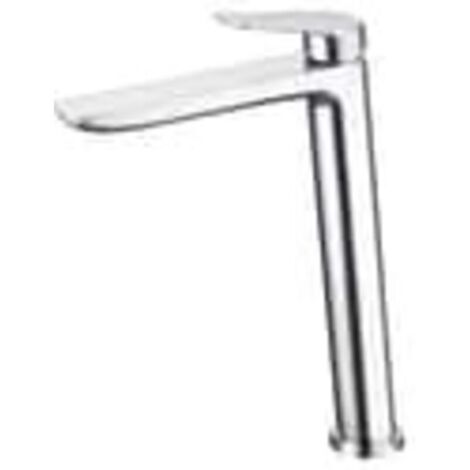 Robinet de lavabo à bec haut Robinet de salle de bain mélangeur d’eau chaude et froide Robinet de lavabo à poser