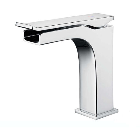 Robinet de lavabo à poser chrome de chez Hudor () Mitigieur idéal pour une salle de bain au style moderne, antique, classique, ou industriel Marque engagée ( °  ° ) = ('-') Luttons contre le gaspillag