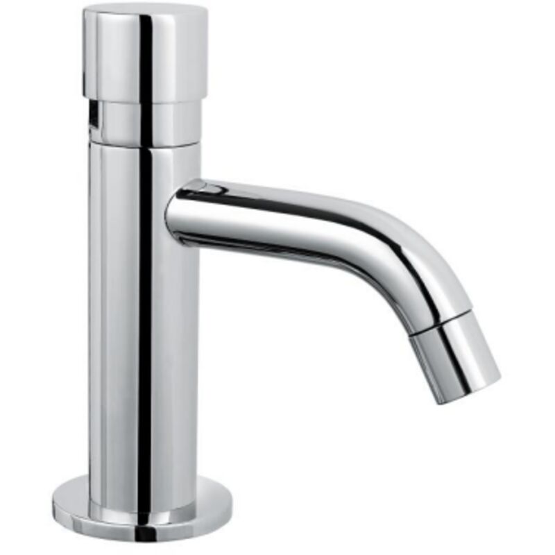 Idral Rubinetteria - Robinet de lavabo avec arrêt temporisé et commande par bouton poussoir Idral 08111-08111-PM Ordinaire - 15 secondes