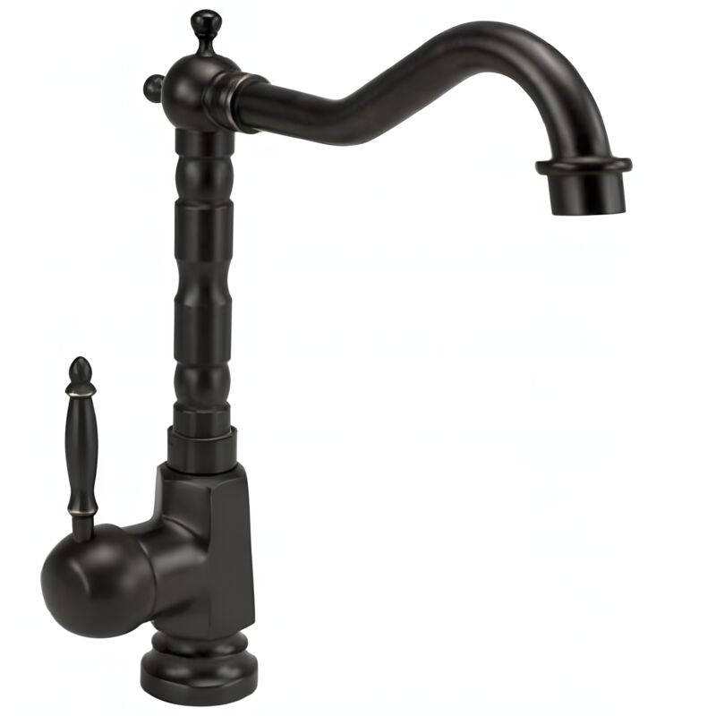 Robinet de lavabo bona old black haut