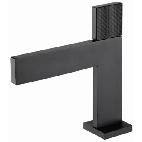 Robinet de Lavabo Cascade, Mécanisme de Vanne en Laiton Massif, Poignées à Croisillon, pour Vasque Incrustée, Design Minimaliste Luxe, Finition Chrome-Alovez