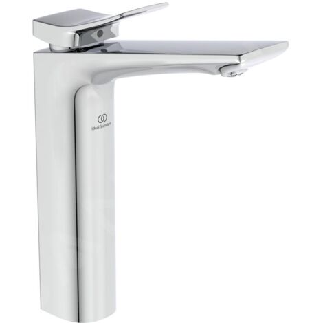 Robinet de lavabo CHECK, saillie 150 mm, chromé avec vidage et base allongée IDEAL STANDARD