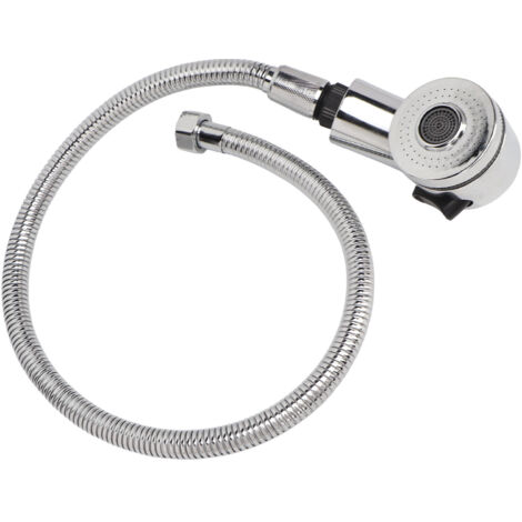 Robinet de lavabo coiffure avec flexible 70 cm et pulvérisateur, idéal pour salon et shampooing.