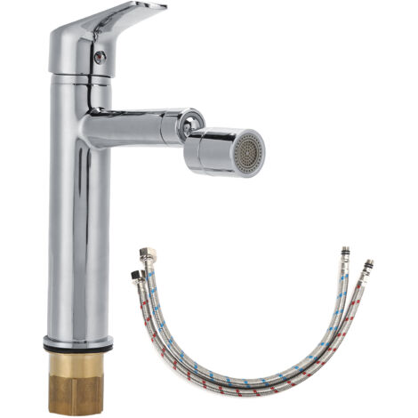 Robinet de Lavabo Cuivre Rotation Eau Chaude Froide pour Salle de Bain et Cuisine