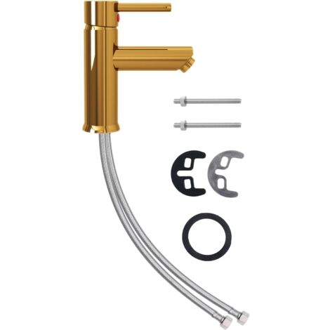 vidaXL Robinet de Lavabo de Salle de Bain Mitigeur Intérieur Multicolore