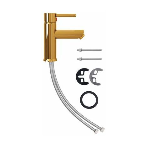 Robinet de lavabo de salle de bain Robinet de Bidet Mitigeur de salle Gris - Gris