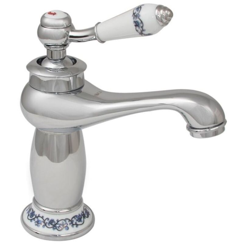 Viking Choice - Robinet de lavabo de salle de bain rétro chrome
