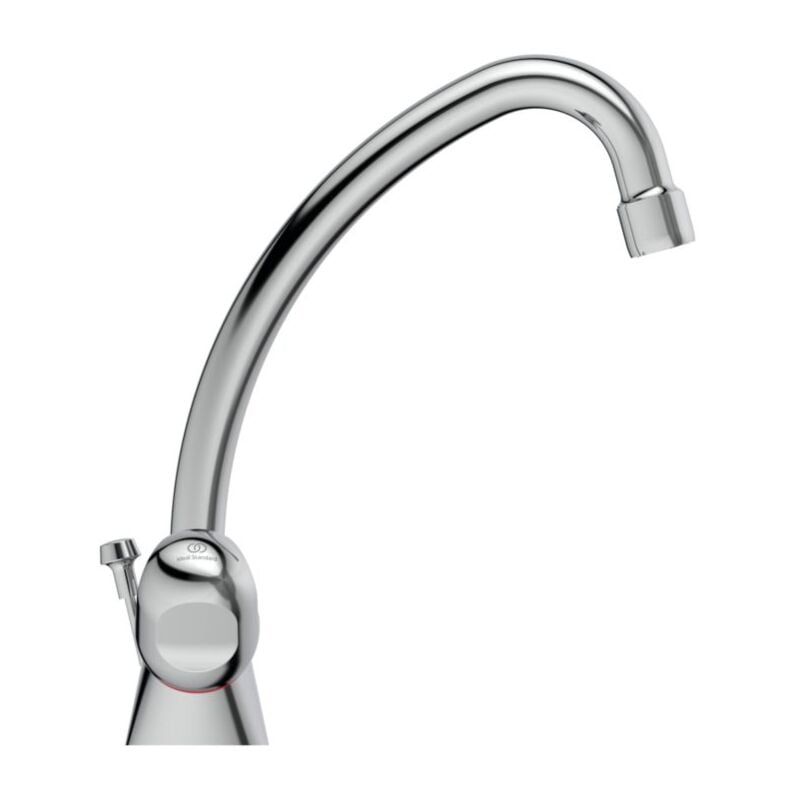 Ideal Standard - Alpha mitigeur lavabo B2038AA chromé , chromé 155 mm, avec garniture de vidage