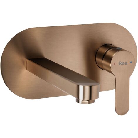 Robinet De Lavabo Dissimulé Rea Arcos Brush Copper
