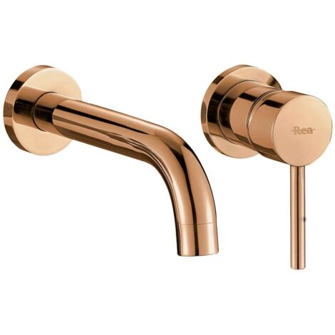 Robinet De Lavabo Dissimulé Rea Lungo + Box Copper