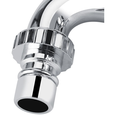 Robinet de Lavabo Double Bec avec Poignée à Volets en Plastique Électroplaqué pour Machine à Laver à Eau Froide