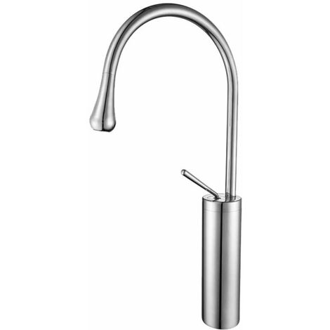 Robinet de lavabo, eau chaude et froide, vasque à poser, meuble-lavabo, robinet de lavabo, vasque surélevée pivotante