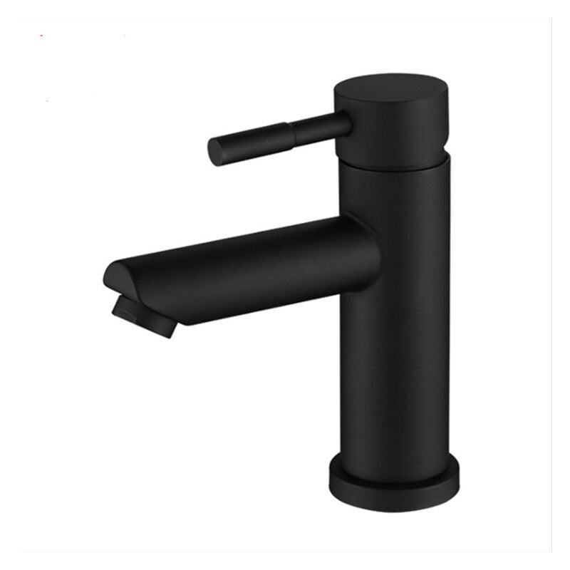 Robinet de Lavabo Eau, Mitigeur Salle de Bains en Laiton Durable, Robinet Lave-Mains Aérateur Démontable, Robinetterie pour Toilettes Invités,