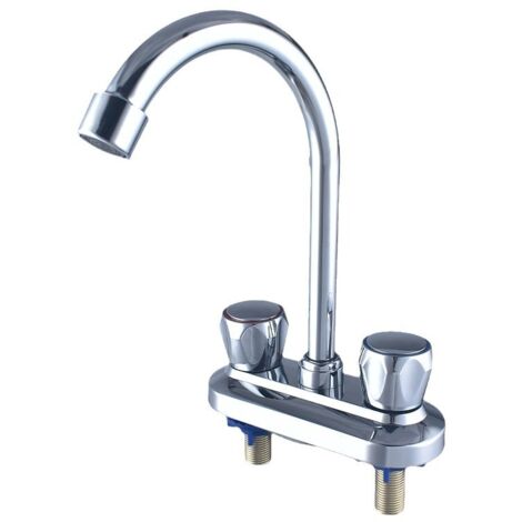 Robinet de lavabo en acier inoxydable 304 noir, design carré monotrou, eau chaude/froide, livré avec tuyau 60cm offert