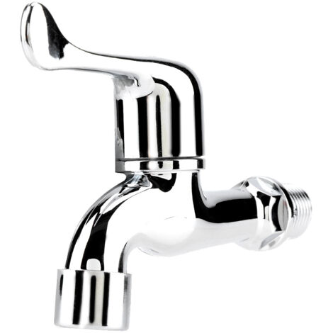 Robinet de lavabo en plastique pour machine à laver avec bec unique et poignée 1