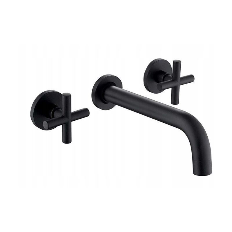 Robinet de lavabo encastré REA exit black mat