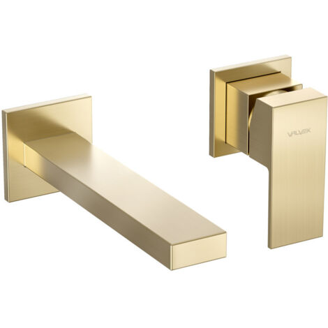 Robinet de lavabo encastré ARS BRUSHED GOLD